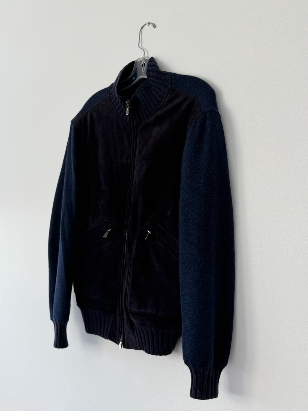 Enrico Mandelli x Loro Piana Luxury Bomber Jacket - Size Large - Made in Italy
